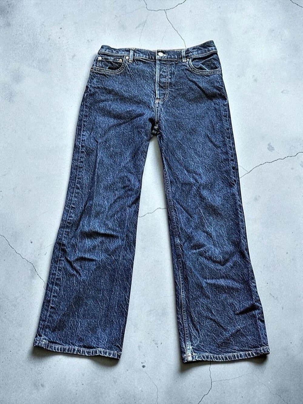 Boyish Mikey Straight Leg Blue Jeans